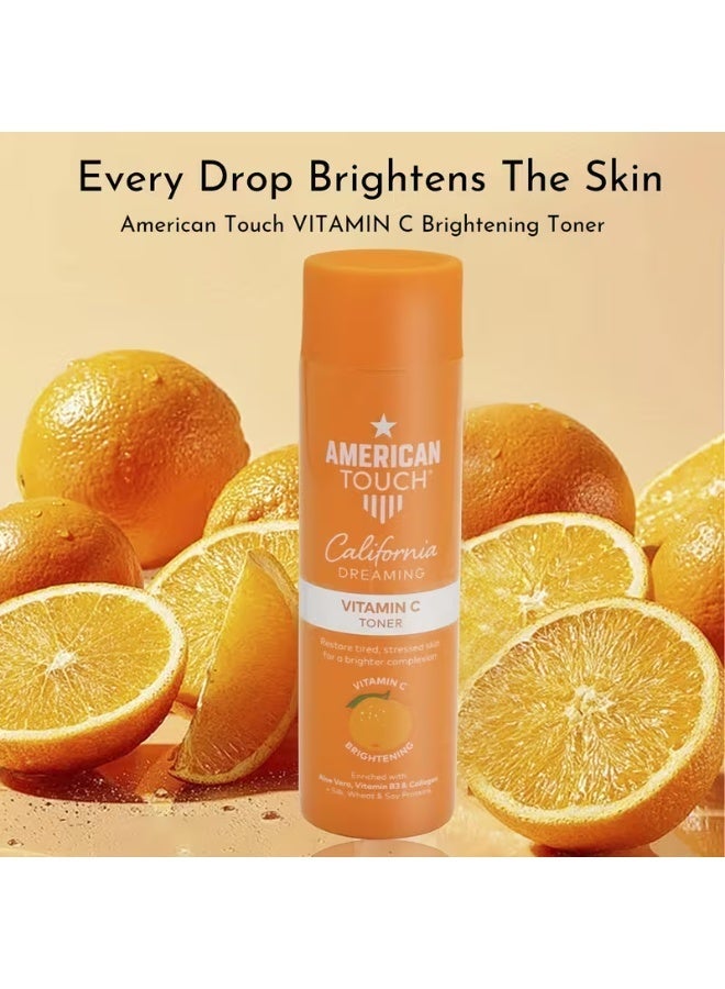 American Touch California Dreaming Vitamin C Toner Brightening  200ML - Image 3